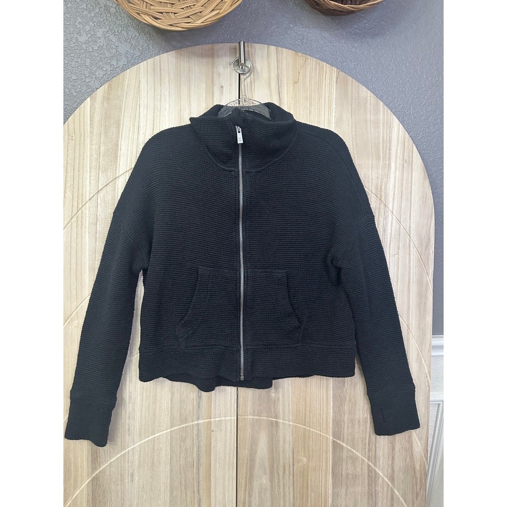 Sweaty‎ Betty Restful Boucle Jacket Full Zip Pockets Cozy Size M - Picture 12 of 12